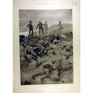  1900 Spion Kop Battle Field Boer War Africa Print: Home 