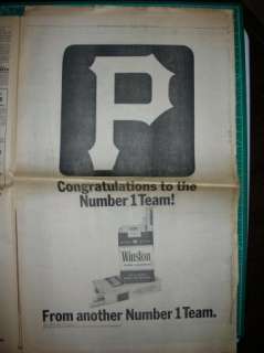   Series Champions Pittsburgh Post Gazette Clemente Blass (W1)  