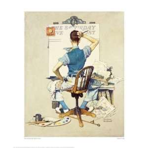  Norman Rockwell   Blank Canvas Giclee