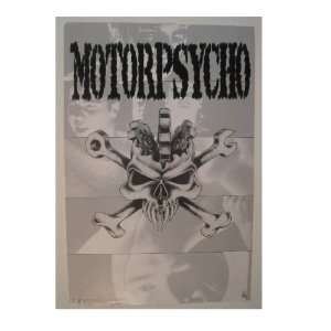   Poster Band Shot Skull & Gears Motor Psycho 