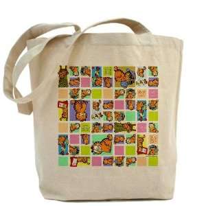  Classic Garfield Squares Funny Tote Bag by CafePress 