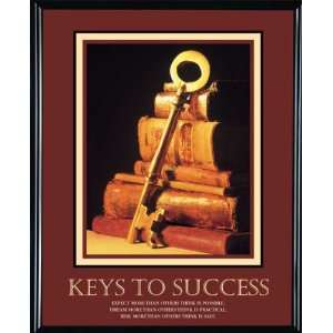  Vertiflex Keys to Success Framed Art: Home & Kitchen