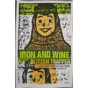 Iron & Wine Blitzen Trapper Concert Poster by Print Mafia  