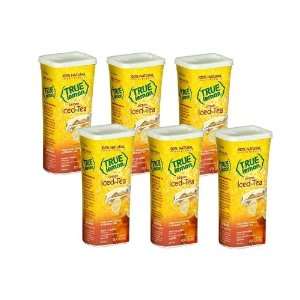 True Lemon 100% Natural Lemon Ice Tea Drink Mix 6 Packets (Pack of 6 
