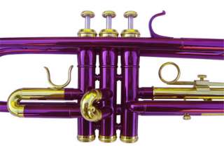 NEW PURPLE CONCERT BAND TRUMPET W/CASE APPROVED+WARRANTY  