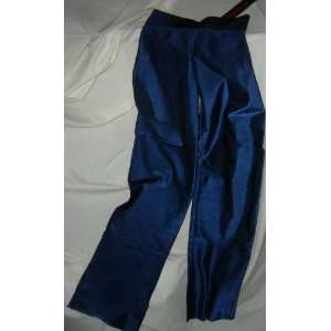  Navy Blue Flexi Jazz Pants Childs LARGE 