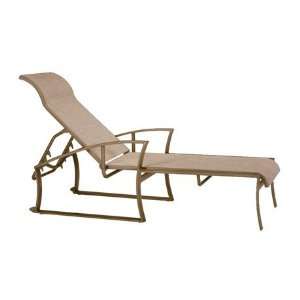   Sling Aluminum Patio Chaise with Wheels: Patio, Lawn & Garden