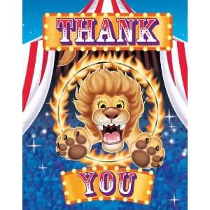  Circus Party Thank You Notes (8ct) Toys & Games