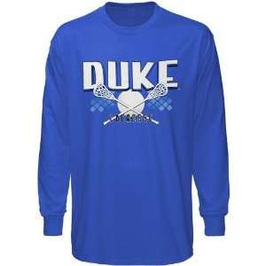 Duke Blue Devil Shirts : Duke Blue Devils Duke Blue Lacrosse Long 