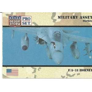    Desert Storm MILITARY ASSET F/A 18 HORNET Card#225 