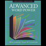 Advanced Word Power 2ND Edition, Beth Johnson (9781591942269 