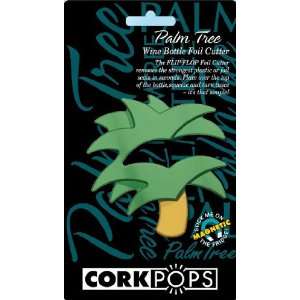  Cork Pops Palm Tree Wine Bottle Foil Cutter: Kitchen 