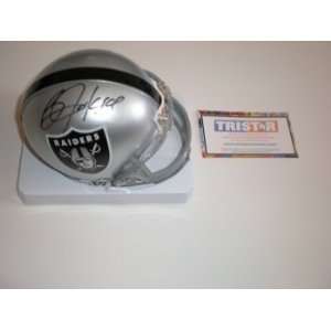  Bo Jackson Signed Oakland Raiders Mini Helmet: Everything 
