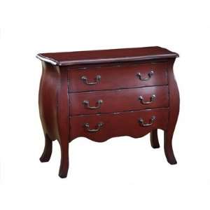  Bombay Chest in Distressed Ming Red