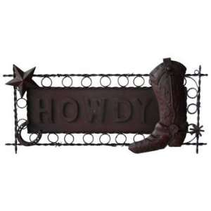  Howdy Wall Hanging Case Pack 4: Home & Kitchen