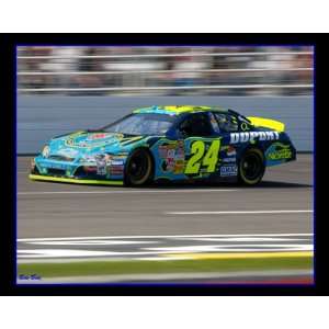 BooBoo Jeff Gordon #24 Department of Defense Car 13 X 19 with Double 