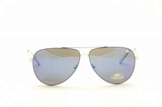 Lacoste Sunglasses L129/S L129S 045 Silver Aviator Shades  