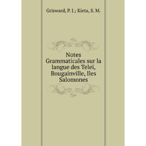  Notes Grammaticales sur la langue des TeleÃ 