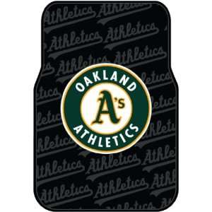  Oakland Athletics 25 x 17 Rubber Car Floor Mat: Sports 