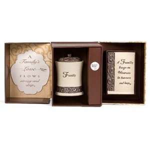 Family Tea Light Candle and Musical Plaque