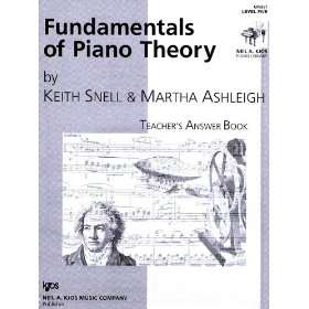  Fundamentals of Piano Theory Teachers Answer Book: Level 