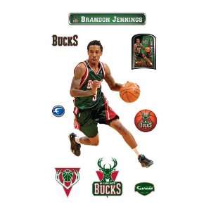  NBA Milwaukee Bucks Brandon Jennings Wall Graphic Sports 