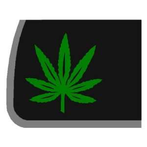  Green Marijuana Leaf Car Decal / Sticker: Automotive