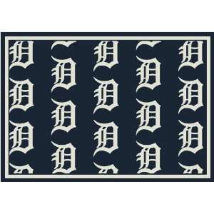   Detroit Tigers Baseball Rug Size 5 4x7 8 Furniture & Decor
