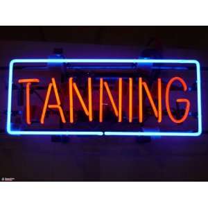  Neon Sign Tan Tanning Salon Business Light 12 x 30 