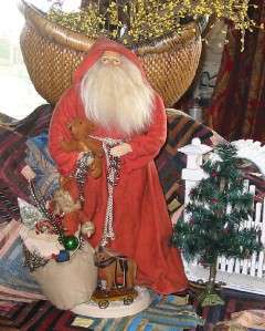 Huge 20 in. Traditional Vintage Style Santa Belsnickle  