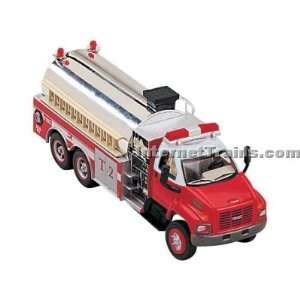   2003 GMC Topkick 3 Axle Fire Tanker/Pumper   Red/White: Toys & Games