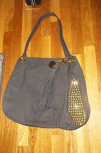 STELLA AND JAMIE HOBO/BAG PURSE TALI GOLD STUDDED BROWN NEW  