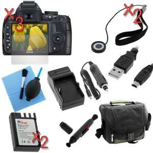    GTMax 12 Pcs accessories Bundle kit for Nikon D3000