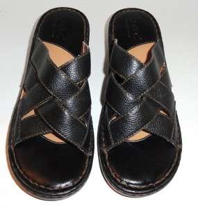 Born BOC Womens Black Casual Sandals #BC3296 Size 11 M  