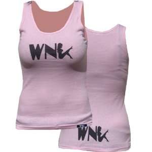  WNK Wear Logo Women Pink/Black Tank Top (SizeS) Sports 