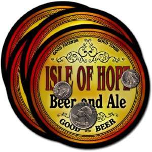  Isle of Hope, GA Beer & Ale Coasters   4pk Everything 