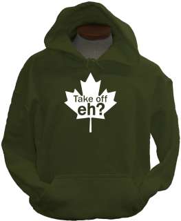 Take Off Eh Funny Canadian Canada New Retro Hoodie  