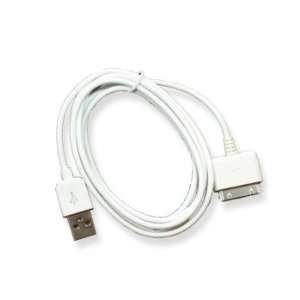   NEW !! White HOTSYNC USB DATA CABLE CORD FOR APPLE IPOD: Electronics