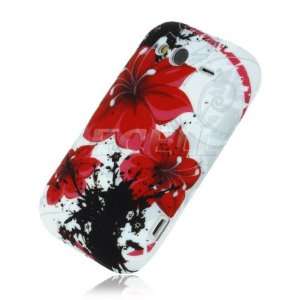     RED FLOWERS SILICONE GEL SKIN CASE FOR HTC WILDFIRE S: Electronics