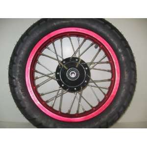 Scooter Motorcycle Tire with 12 Rim 90 / 90   12 Wheel:  