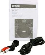 Gemini CDJ 210 Pro DJ TableTop DJ CD/MP3 Player With Scratching CDJ210 