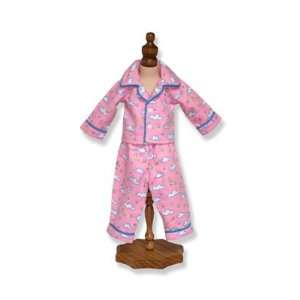  Flannel Cloud Pajamas, Fits 18 Inch American Girl Dolls 