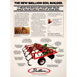  Ad Brillion Soil Iron Works Wisconsin Farming Builder Farm Equipment 