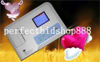 channel 12 LEAD color ECG EKG machine w PC software  
