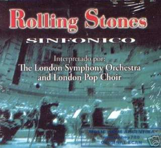 ROLLING STONES SYMPHONIC , THE LONDON SYMPHONY ORCHESTRA AND LONDON 