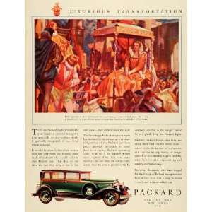  1930 Ad Packard Motor Cars Eight Vehicle Queen Bess Parade 