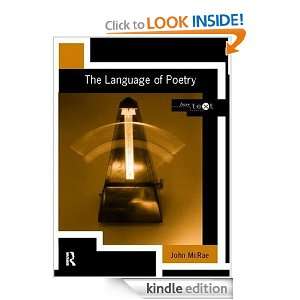   Language of Poetry (Intertext) John McRae  Kindle Store