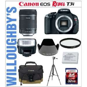 Canon EOS Rebel T3i 18 MP CMOS Digital SLR Camera with Canon EF S 18 