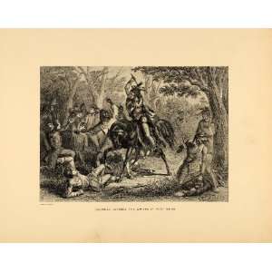   Defends Whites Fort Meigs   Original Halftone Print