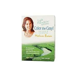  Henna Gray Medium Brown   Hair Color and Conditioner, 7 oz 
